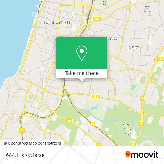 קלפי 684.1 map