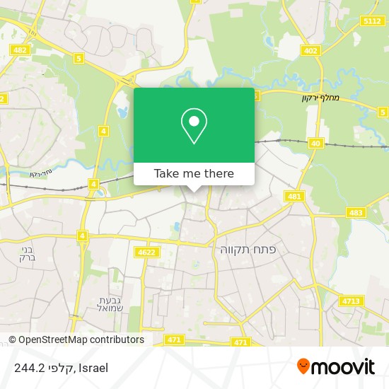 קלפי 244.2 map