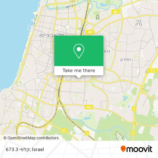 קלפי 673.3 map