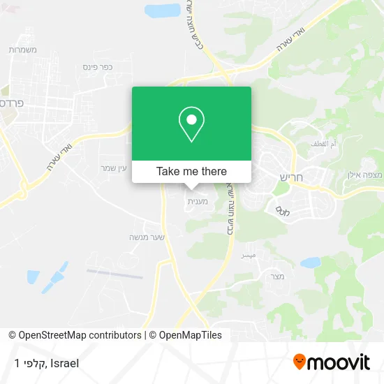 Карта קלפי 1