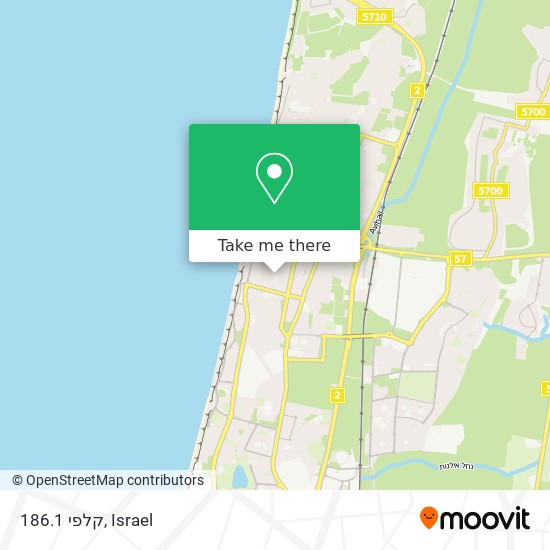 קלפי 186.1 map