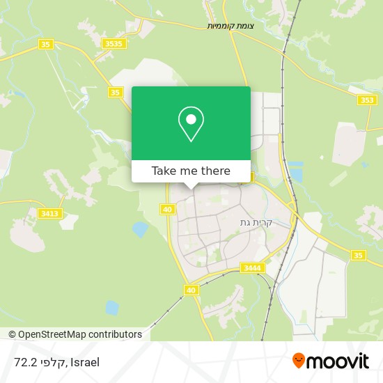 קלפי 72.2 map