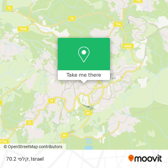 קלפי 70.2 map