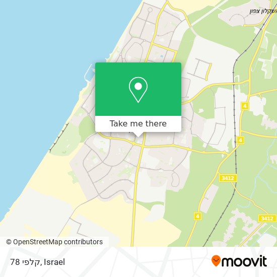 קלפי 78 map