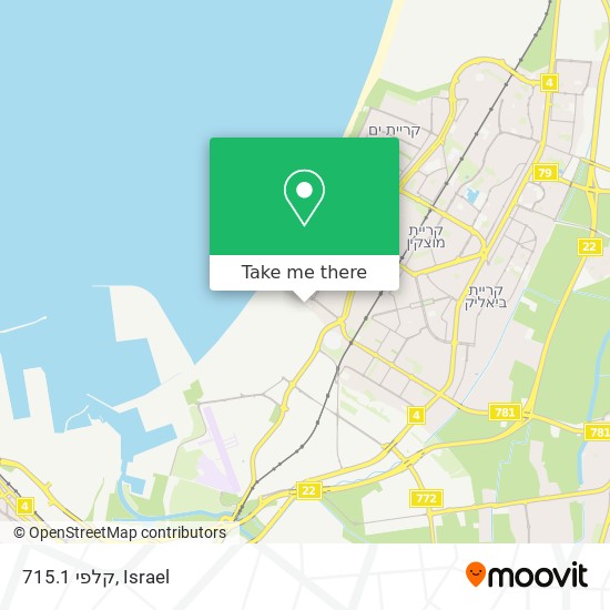 קלפי 715.1 map