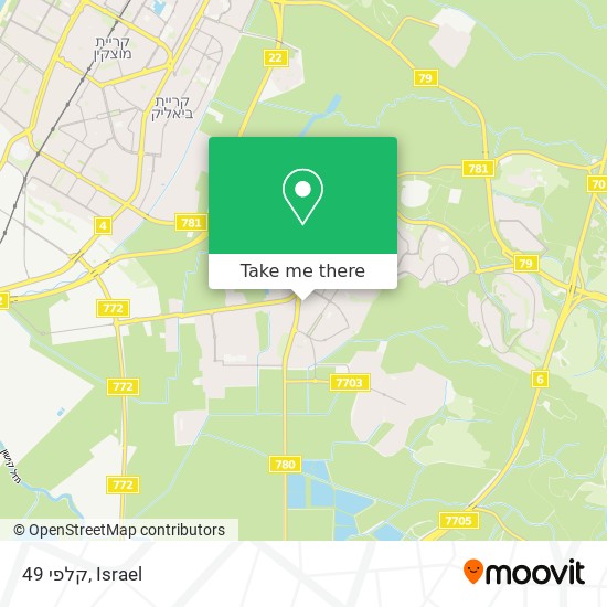 קלפי 49 map