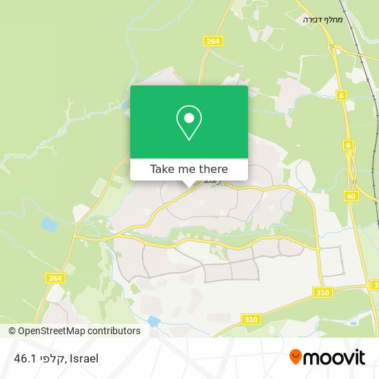 קלפי 46.1 map