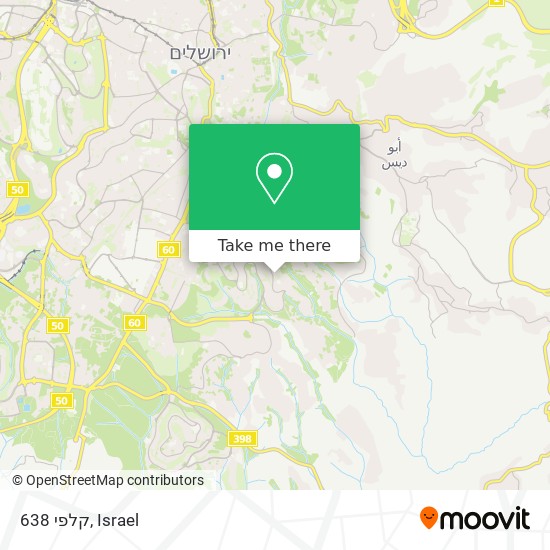 קלפי 638 map