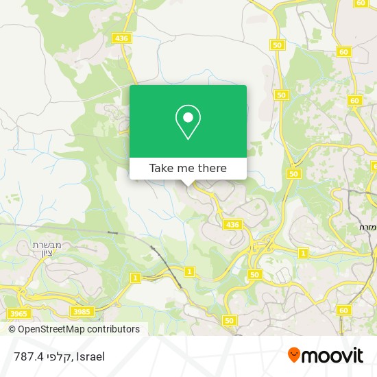 קלפי 787.4 map