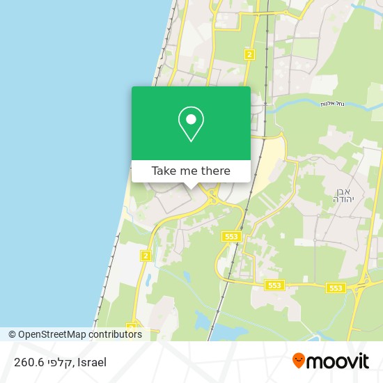 קלפי 260.6 map