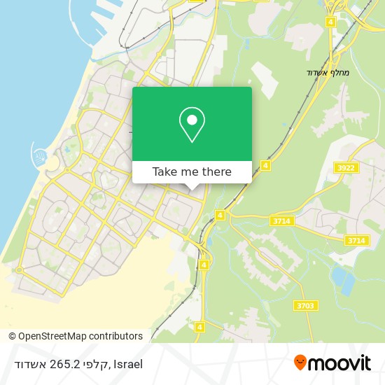 קלפי 265.2 אשדוד map