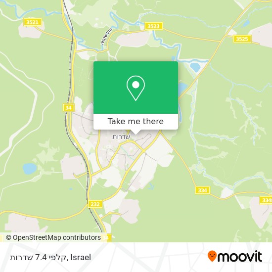 קלפי 7.4 שדרות map