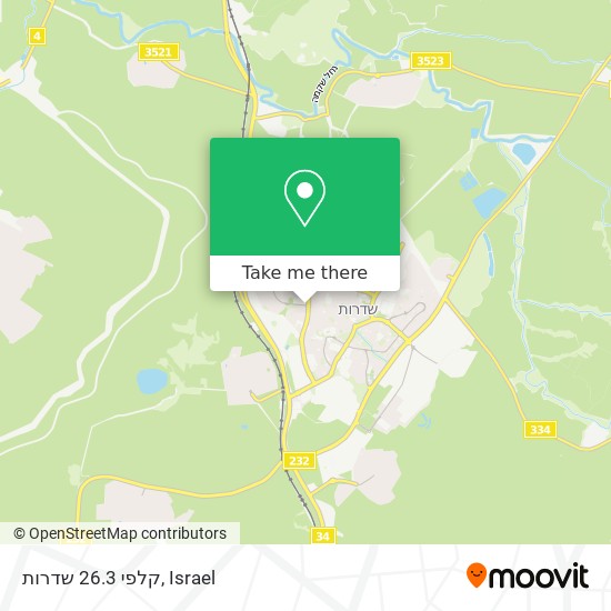 קלפי 26.3 שדרות map