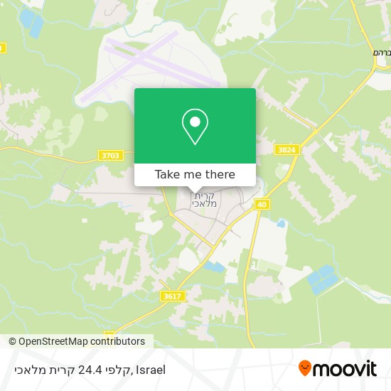 קלפי 24.4 קרית מלאכי map