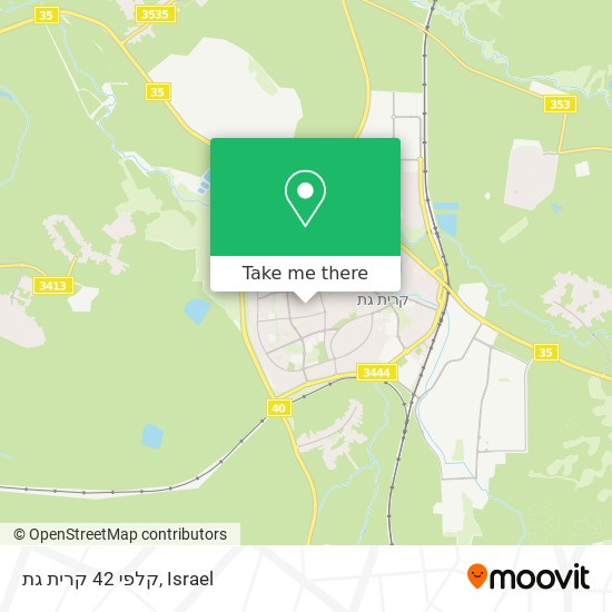 קלפי 42 קרית גת map