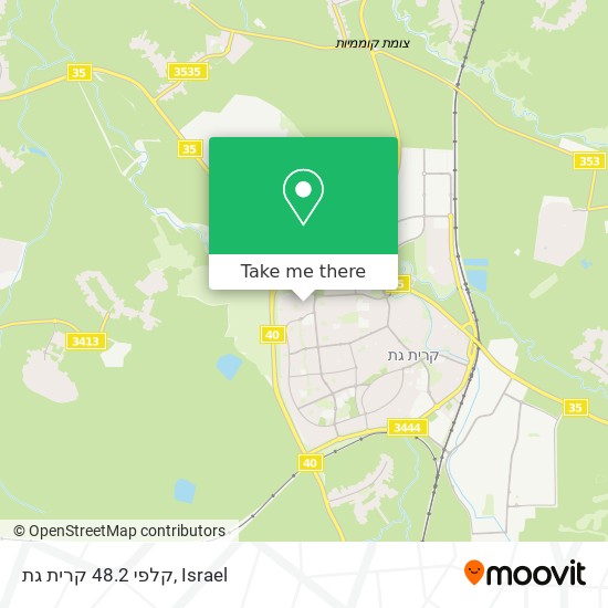 קלפי 48.2 קרית גת map