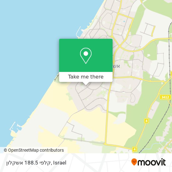 קלפי 188.5 אשקלון map