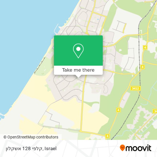 קלפי 128 אשקלון map