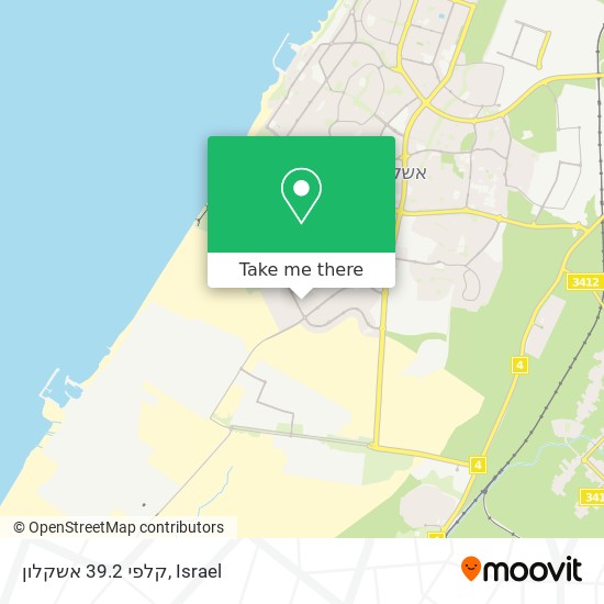 קלפי 39.2 אשקלון map