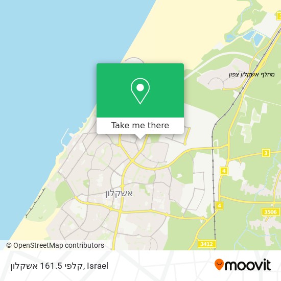 קלפי 161.5 אשקלון map