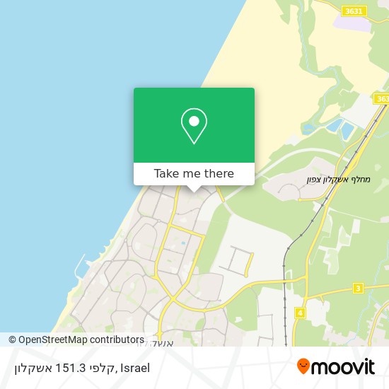 קלפי 151.3 אשקלון map