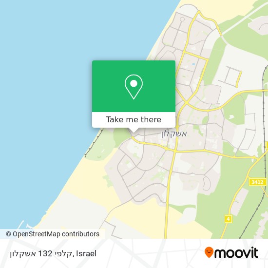 קלפי 132 אשקלון map