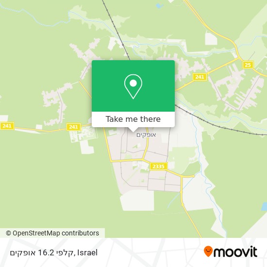 קלפי 16.2 אופקים map