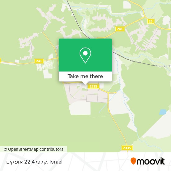 Карта קלפי 22.4 אופקים