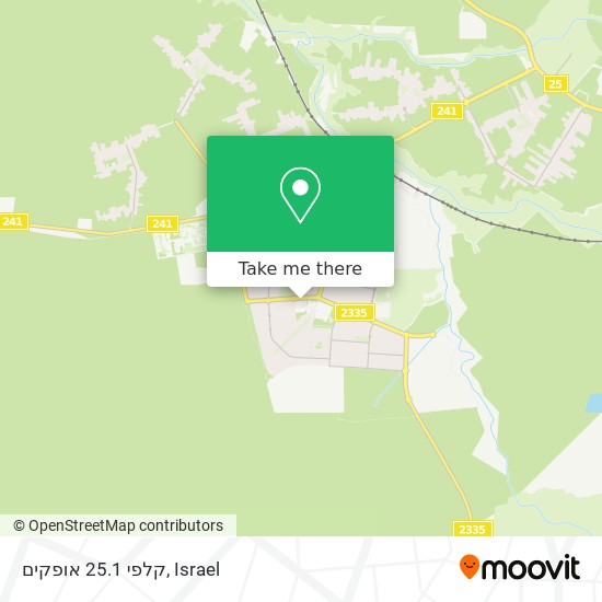 קלפי 25.1 אופקים map