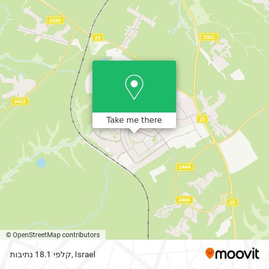 קלפי 18.1 נתיבות map