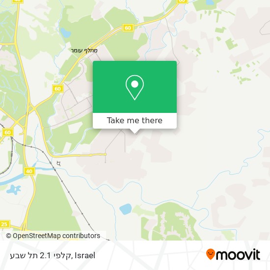 קלפי 2.1 תל שבע map