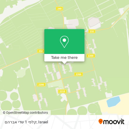 Карта קלפי 1 שדי אברהם