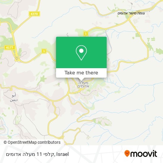 קלפי 11 מעלה אדומים map