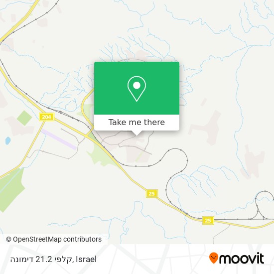 קלפי 21.2 דימונה map