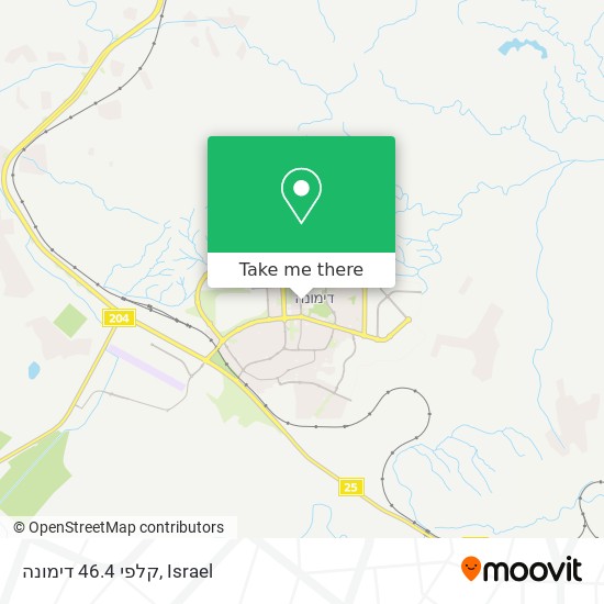 קלפי 46.4 דימונה map