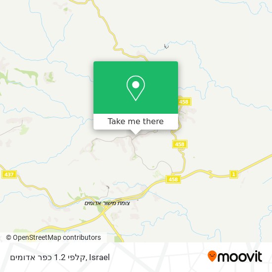 קלפי 1.2 כפר אדומים map