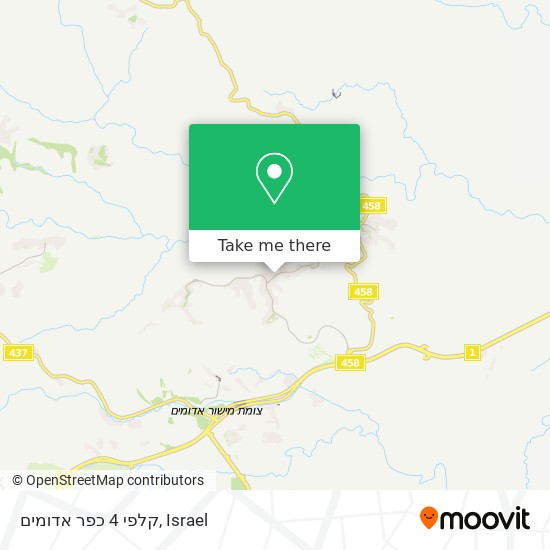 קלפי 4 כפר אדומים map