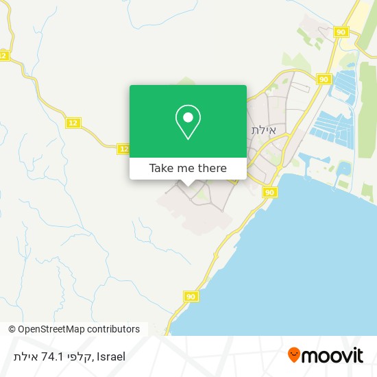 קלפי 74.1 אילת map