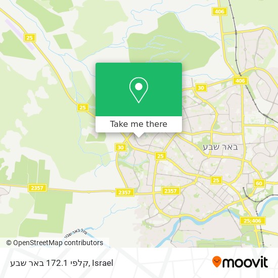 קלפי 172.1 באר שבע map