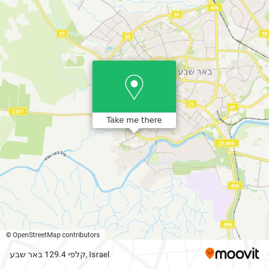 קלפי 129.4 באר שבע map