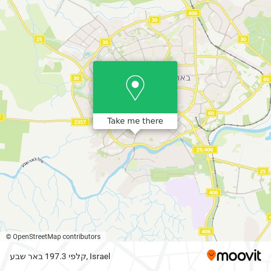 קלפי 197.3 באר שבע map