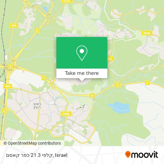 קלפי 21.3 כפר קאסם map