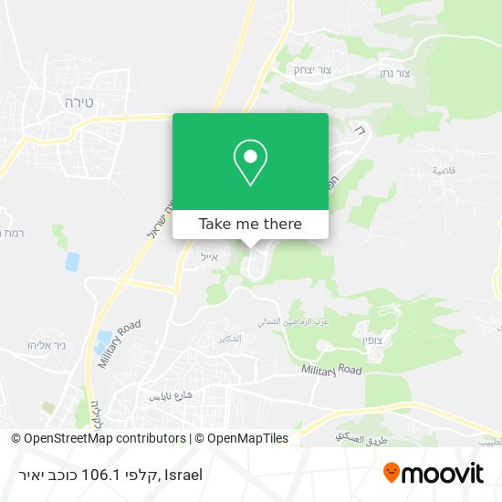 קלפי 106.1 כוכב יאיר map