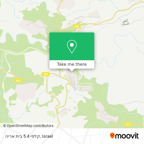 קלפי 5.4 בית אריה map