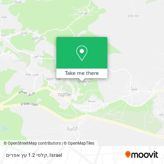 קלפי 1.2 עץ אפרים map