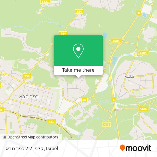 קלפי 2.2 כפר סבא map