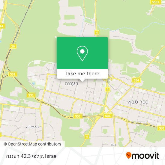 קלפי 42.3 רעננה map