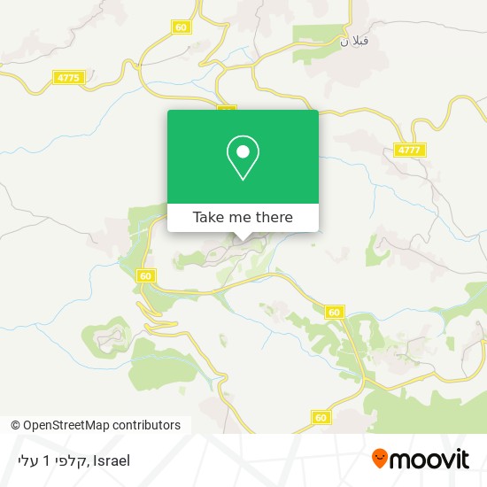 קלפי 1 עלי map