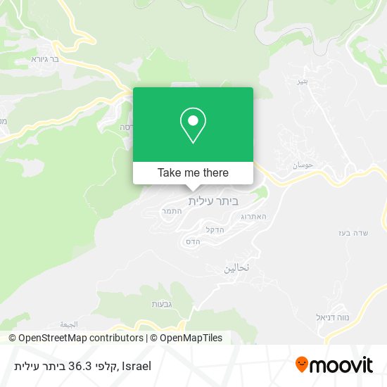 קלפי 36.3 ביתר עילית map