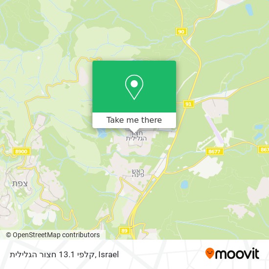 קלפי 13.1 חצור הגלילית map